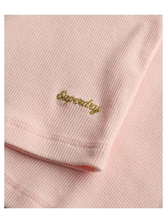 Дамска Къса Тениска Rose Blush Pink