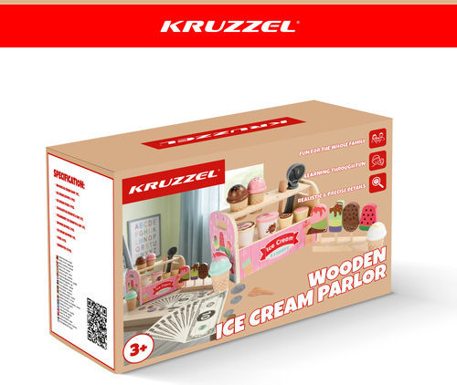 Kruzzel Играчки торти от дърво 33 бр
