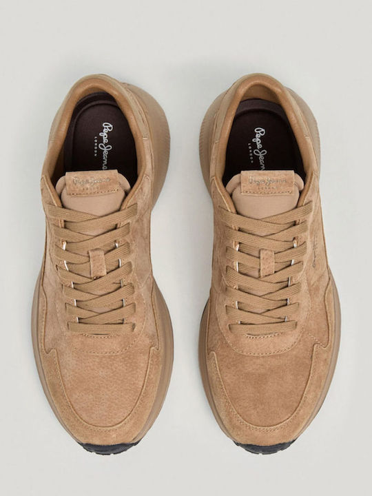 Pepe Jeans Adidași bărbătești Camel Bej