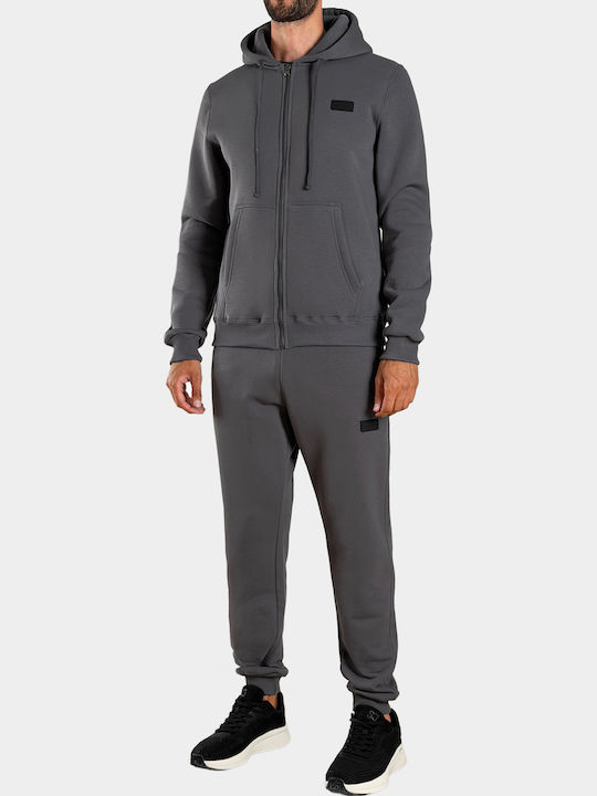 Sweatshirt Für Herren Mit Kapuze Blau Dusty