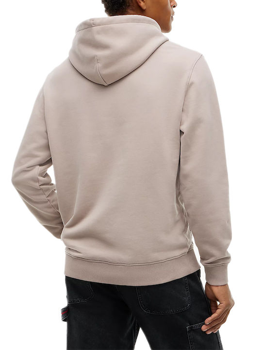 Tommy Hilfiger Hanorac cu glugă bej Tommy Hilfiger Hanorac cu glugă bej