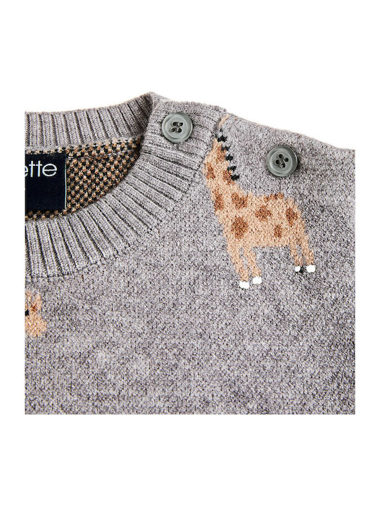 Kids Long-sleeved Grey Sweater