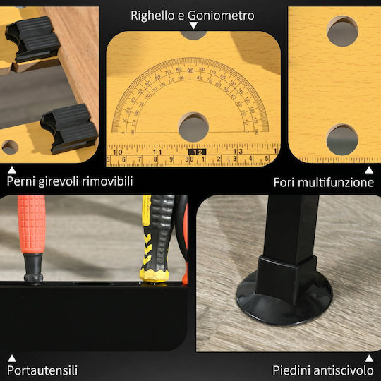 HomCom Πάγκος Εργασίας Αντοχής 100kg B71-051