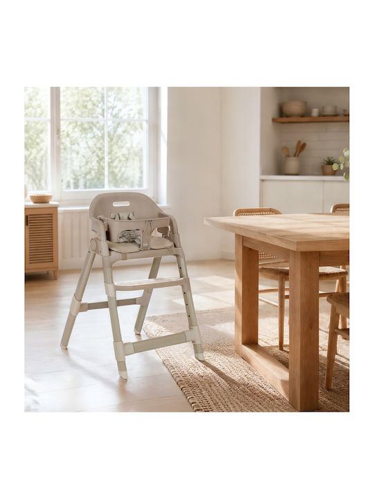 Lionelo Foldable Baby Highchair 3 in 1 with Adjustable Height Beige