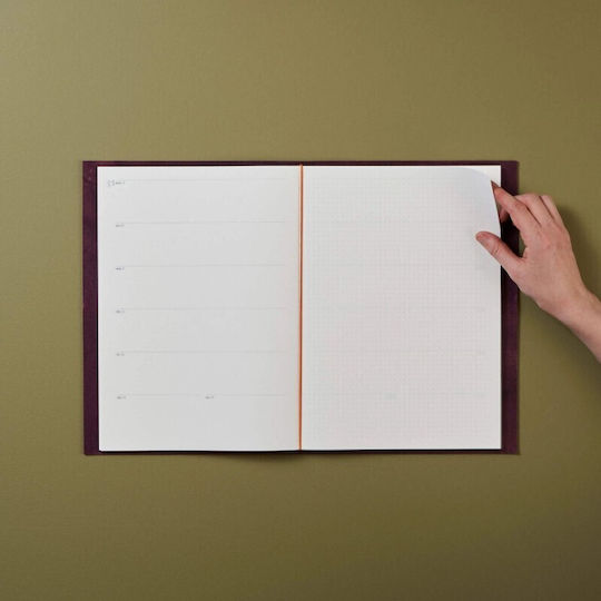 Paper Republic Notizbuch A4 58 Blätter Lila