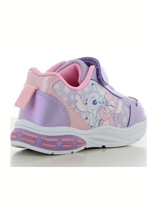 Kinder Sneaker mit Lichtern Flieder