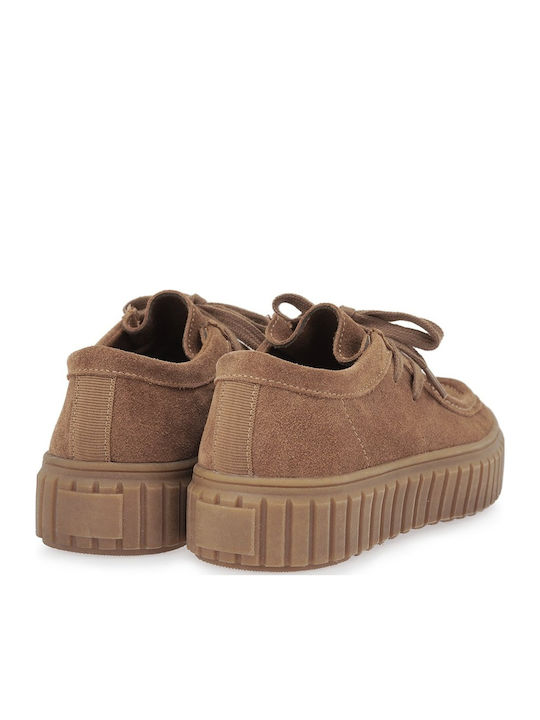 Loafers Dama din Piele Maro