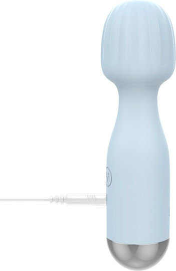 Beau Coeur Mini Massage Vibrator mit Fernsteuerung 15,4cm Blau