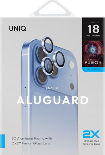Uniq Optix Aluguard Dx2 Протектор за камера на iPhone 18 Pro iPhone 18 Pro Max Син Uniq-ip6.3p-6.9p 2026 Alensablu