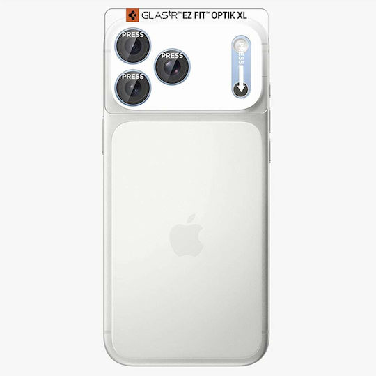 Phone Protective Film Rear Camera Spigen Glas.tR Ez Fit Optik Pro XL Apple iPhone 18 Pro Max Tempered Glass Blue AGL12041