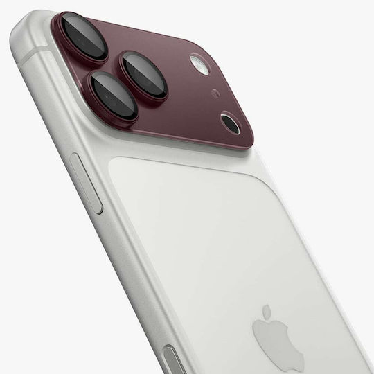 Phone Protective Camera Film Rear Spigen Glas.tR Ez Fit Optik Pro XL Apple iPhone 18 Pro Tempered Glass Burgundy AGL12036