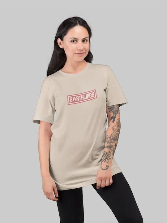 Earthlings Star Trek Дамска T-shirt Пясъчен Цвят