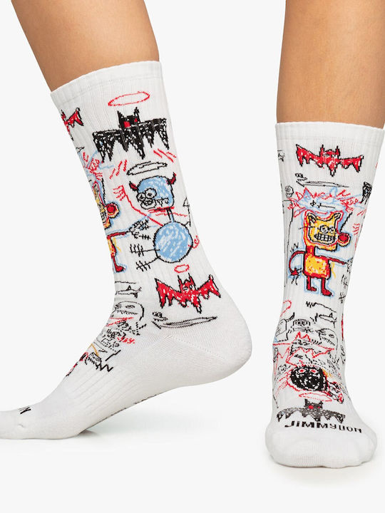 Jimmy Lion Șosete Atletice Basquiat Batman E84239-basquiat Batman