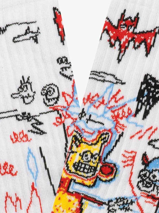 Jimmy Lion Șosete Atletice Basquiat Batman E84239-basquiat Batman
