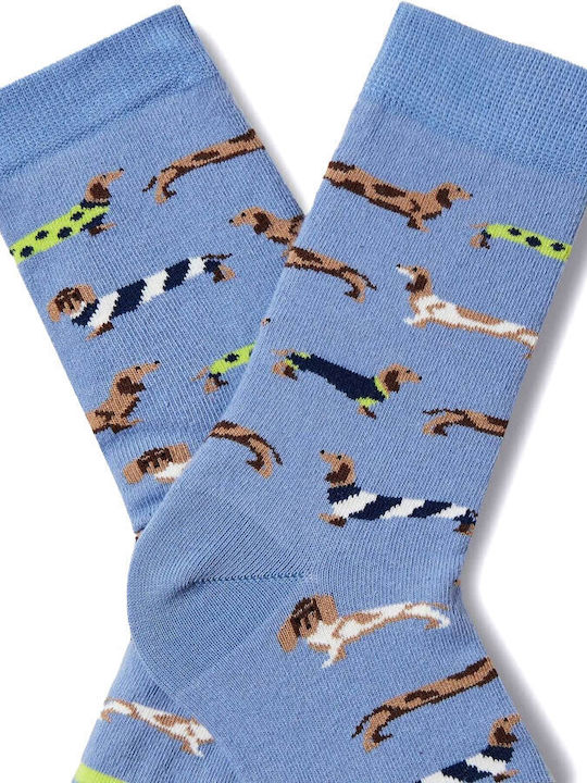 Besocks Socks With Blue Patterns