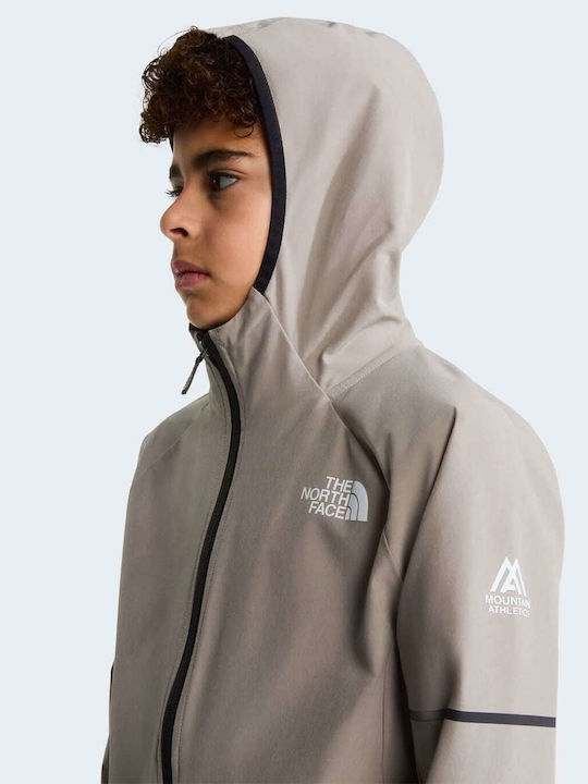 Kids Beige Hoodie Cardigan Teen Mountain Athletics