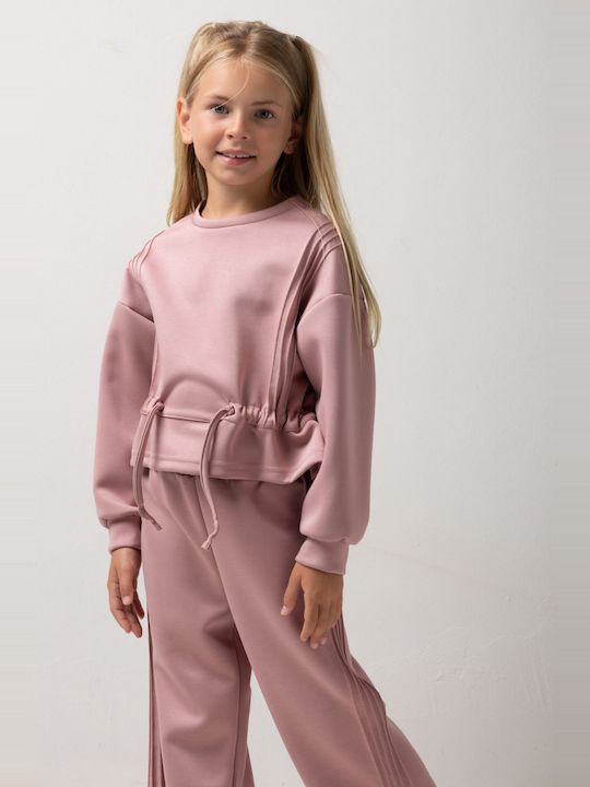 Kids Set with Pants Winter 2 Pieces Pink