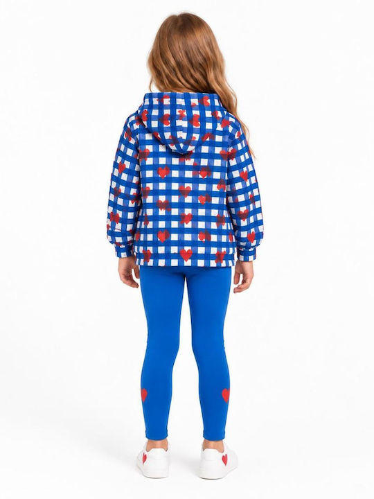 Kinderbekleidungsset mit Leggings Winter 2 Stück Blau
