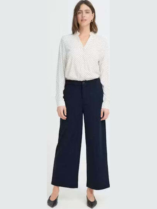 Women's High Rise Pantaloons Dark Blue
