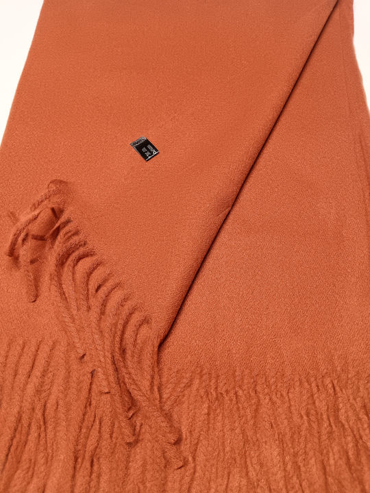Damen Wollschal Orange