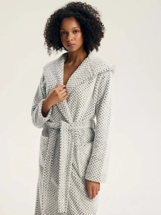 Henderson Henderson Sommer Baumwollene Damen-Robe Grau