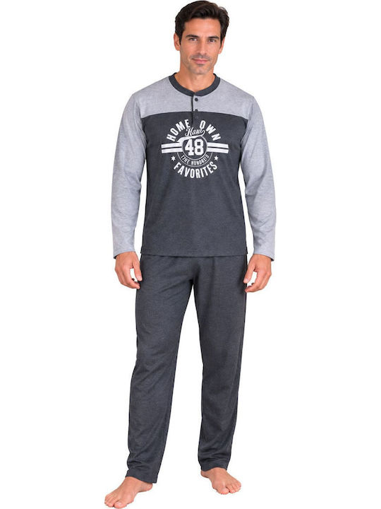 Rimoli Winter Men's Pyjamas Anthracite