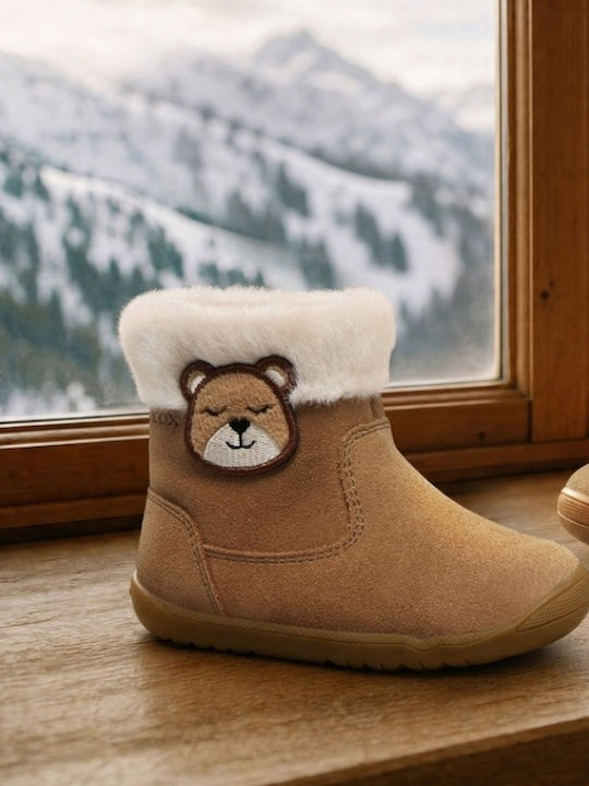 B Macchia Suede Детски боти с цип тауп