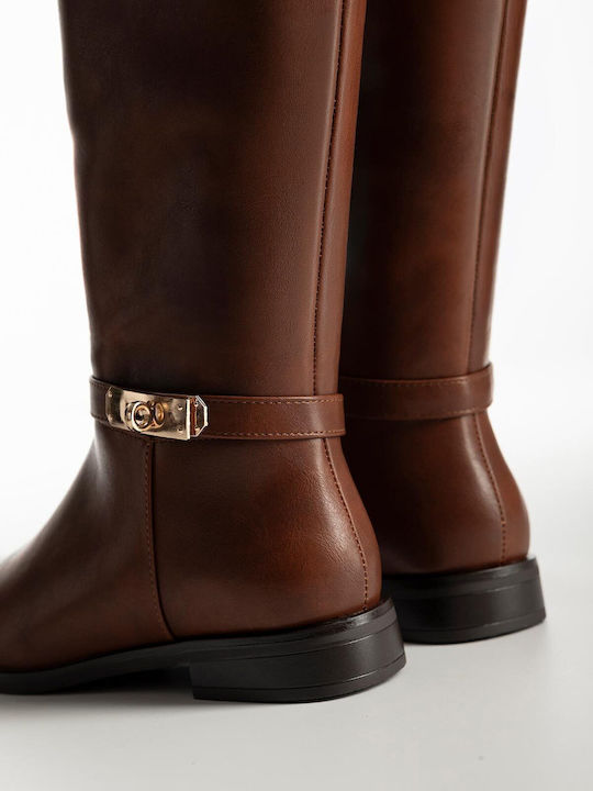 Women's Boots Brown X27-301-69019-Camel