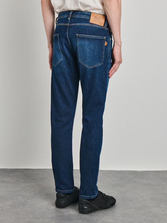 Men's Slim Fit Blue Jeans Pants