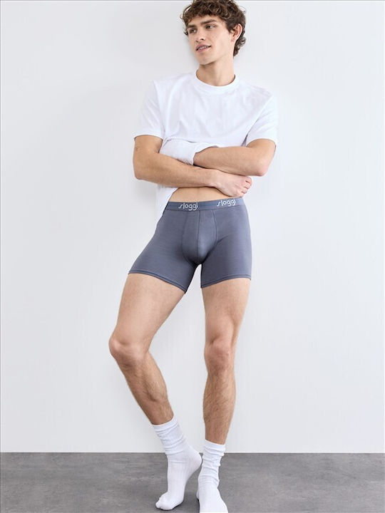 Kurzes Herren Boxer Grau