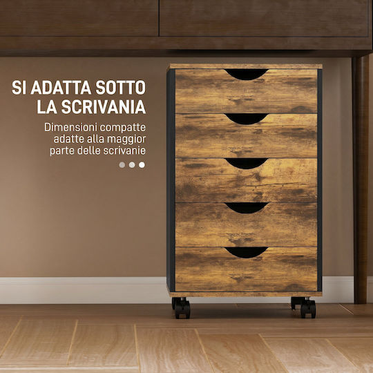 Sertar De Birou Din MDF Maro 40x40x67cm