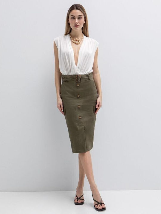 Damen-Bodysuit Weiß