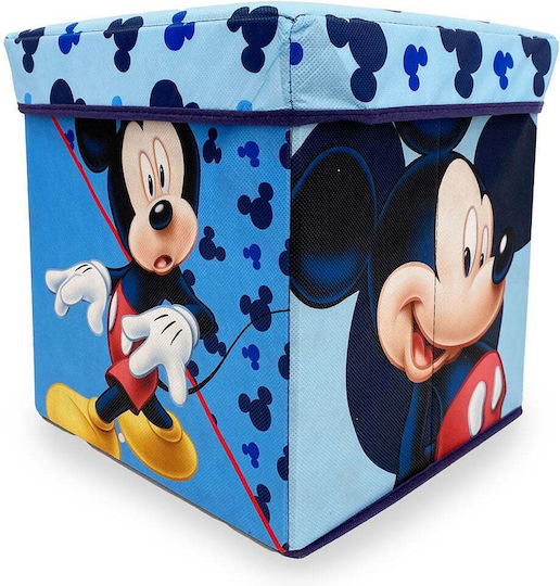 Παιδικό Σκαμπό Dimcol Mickey 14 30x30εκ. Μπλε