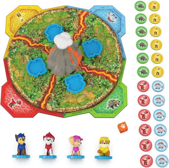 Επιτραπέζιο Παιχνίδι Paw Patrol The Dino Movie για 2-4 Παίκτες 4+ Ετών (EN) Spin Master