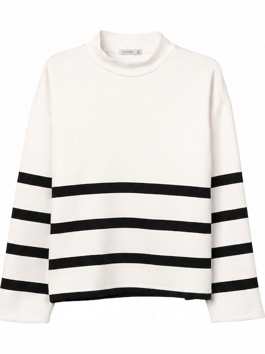 Long Women's Sweatshirt Ecru