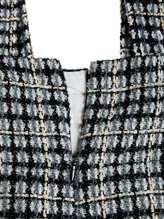 Kinderkleid Ärmellos Gestrickt Weiß