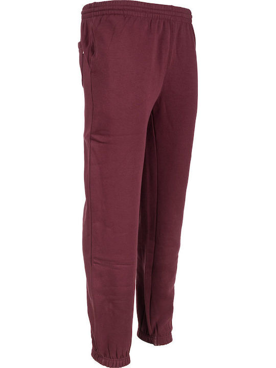 Russell Athletic Leg Pant Pantaloni de Trening Burgundy