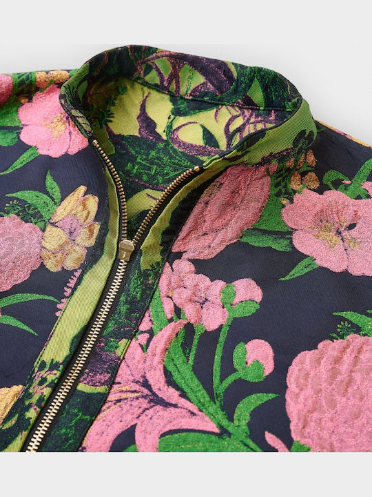 Psophia Kurzes Damen Blazer Blumen