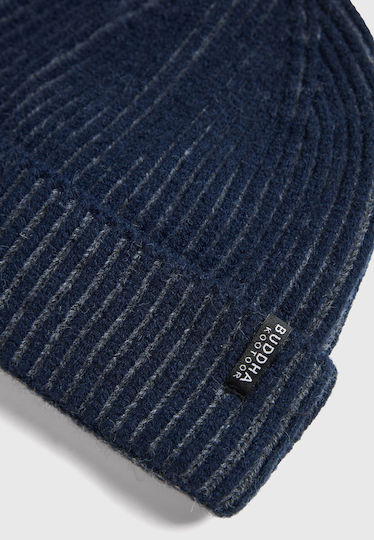 Beanie Mützen Für Männer Strick In Blau Farbe