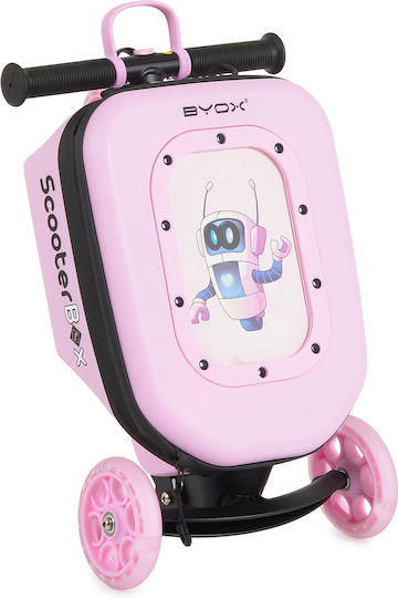Byox Детска Тротинетка 2in1 ScooterBox с Три Колела за 2+ Годишни Розова