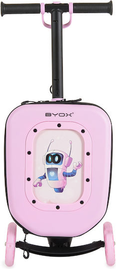 Byox Детска Тротинетка 2in1 ScooterBox с Три Колела за 2+ Годишни Розова