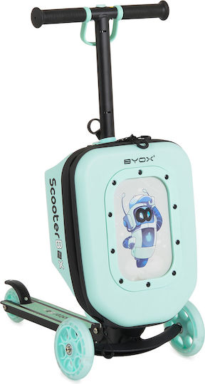 Byox Детска тротинетка ScooterBox с Три Колела за 2-5 Годишни Зеленa