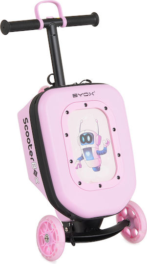 Byox Детска Тротинетка 2in1 ScooterBox с Три Колела за 2+ Годишни Розова
