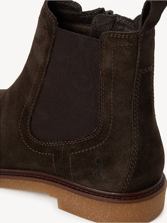 Leder Chelsea Herrenstiefel Braun