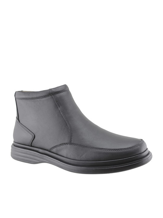 Deri Anatomisch Herrenstiefel Schwarz
