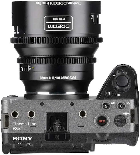7artisans Full Frame Camera Lens Dream Cine 35mm T1.5 E Wide Angle for Sony E Mount Black