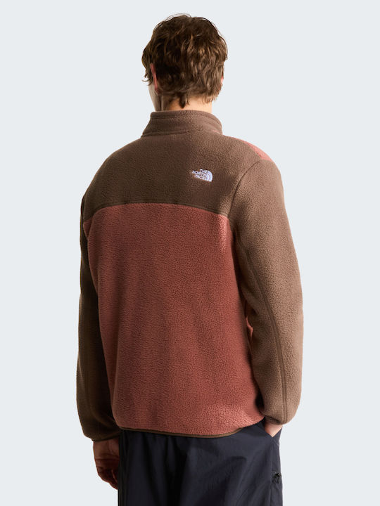 Yumiori Full Men's Fleece Jacket Copper Silt/smokey Brown