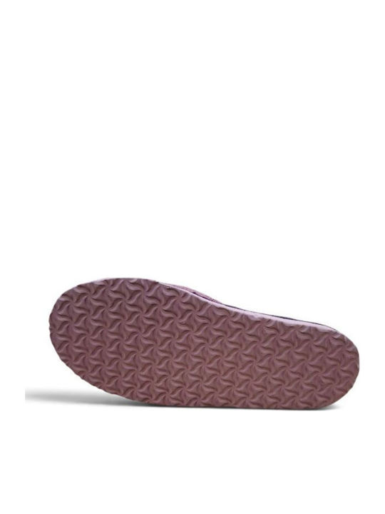 Terry Damen Hausschuhe Lila