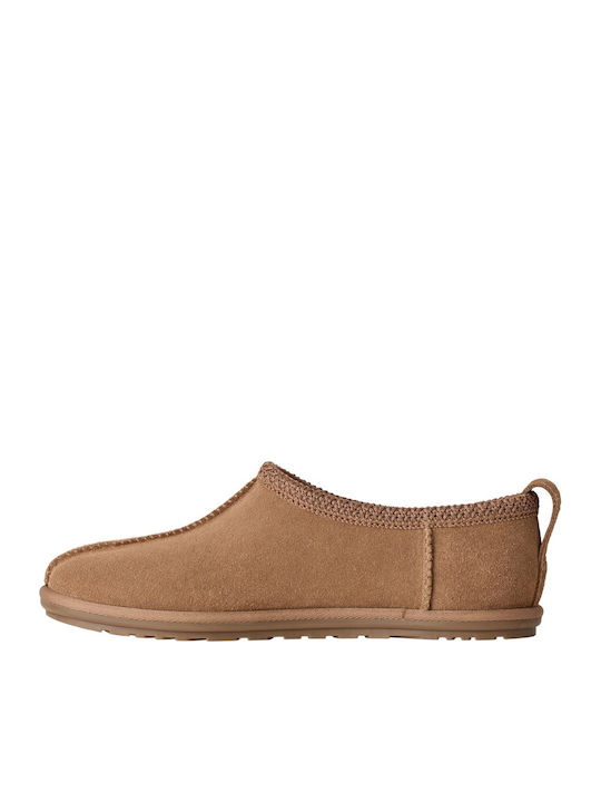 Tasman Leder Damen Hausschuhe Braune