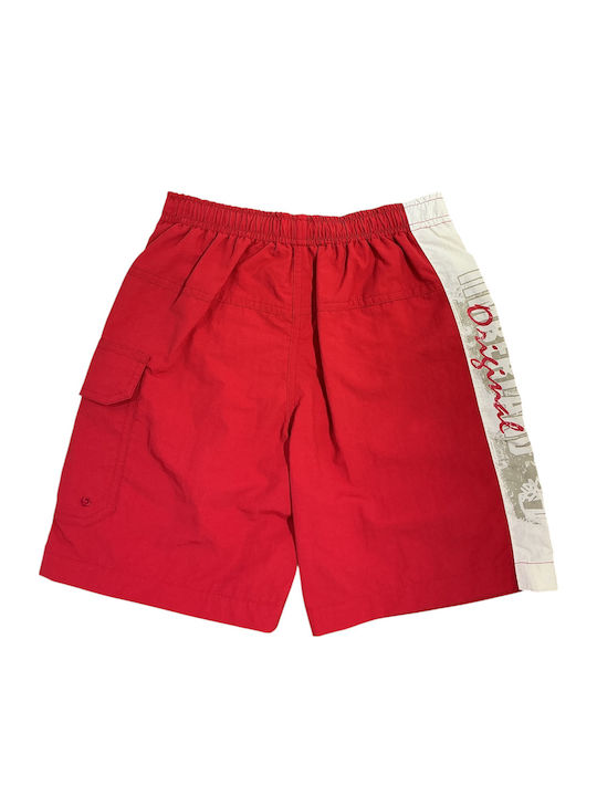 Timberland Costum De Baie Pentru Copii Pantaloni Scurți De Înot Roșii